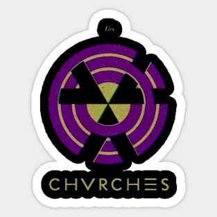 CHVRCHES MERCH VTG Sticker